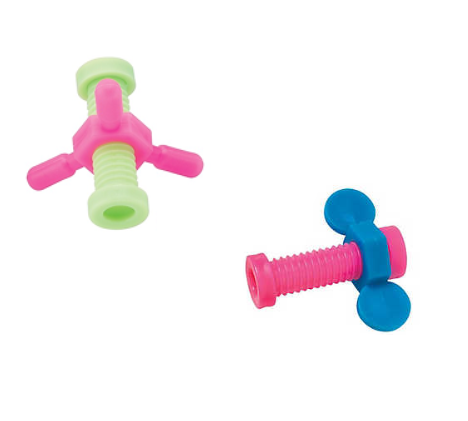 Two fidget pencil toppers